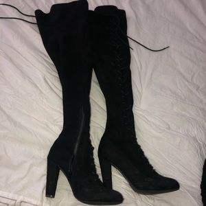 Black Over the Knee Boots